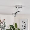 Plafonnier Morges LED Chrome, 1 lumière