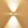 Applique Rio LED Argenté, 2 lumières