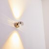 Applique Rio LED Argenté, 2 lumières