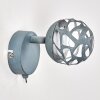 Applique murale Covane LED Gris, 1 lumière