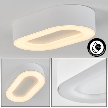 plafonnier extérieur  Paleroo LED Blanc, 1 lumière