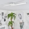 Plafonnier Correas LED Aluminium, 2 lumières