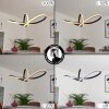 Suspension Ignal LED Noir, 1 lumière