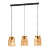 Suspension Eglo EYAM Noir, 3 lumières