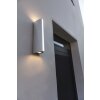 Applique murale d'extérieur Lutec Leo LED Chrome, 1 lumière