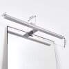 lampe miroir Morges LED Chrome, Blanc, 1 lumière