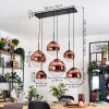 Gastor Suspension, Boule lumineuse, Suspension Clair, Cuivré, 6 lumières