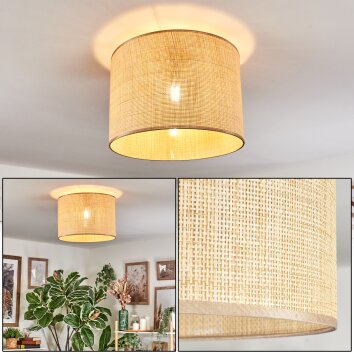 Sabadim Plafonnier beige, Écru, 1 lumière Sabadim Plafonnier beige, Écru, 1 lumière