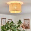 Sabadim Plafonnier beige, Écru, 1 lumière