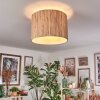 Bongal Plafonnier beige, Écru, 1 lumière