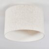 Bassagoda Plafonnier beige, Blanc, 1 lumière