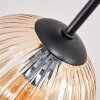 Koyoto Plafonnier, Boule lumineuse 73 cm Ambre, Clair, Fumé, 6 lumières