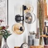 Koyoto Boule lumineuse, Applique murale Ambre, Clair, Fumé, 3 lumières