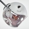 Ripoll Plafonnier, Boule lumineuse Ambre, Clair, Fumé, 7 lumières