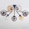 Ripoll Plafonnier, Boule lumineuse Ambre, Clair, Fumé, 7 lumières