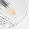 Koyoto Plafonnier, Boule lumineuse 82 cm Clair, 7 lumières