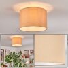 Soungou Plafonnier beige, 1 lumière