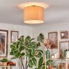 Soungou Plafonnier beige, 1 lumière