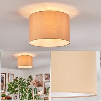 Soungou Plafonnier beige, 1 lumière Soungou Plafonnier beige, 1 lumière