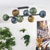 Koyoto Plafonnier, Boule lumineuse Bleu, Or, Vert, 8 lumières