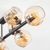 Koyoto Plafonnier, Boule lumineuse Ambre, 8 lumières
