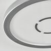 Simonstorp Plafonnier, Panel LED Argenté, Blanc, 1 lumière