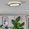 Simonstorp Plafonnier, Panel LED Argenté, Blanc, 1 lumière