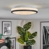 Onara Plafonnier, Panel LED Noir, Blanc, 1 lumière