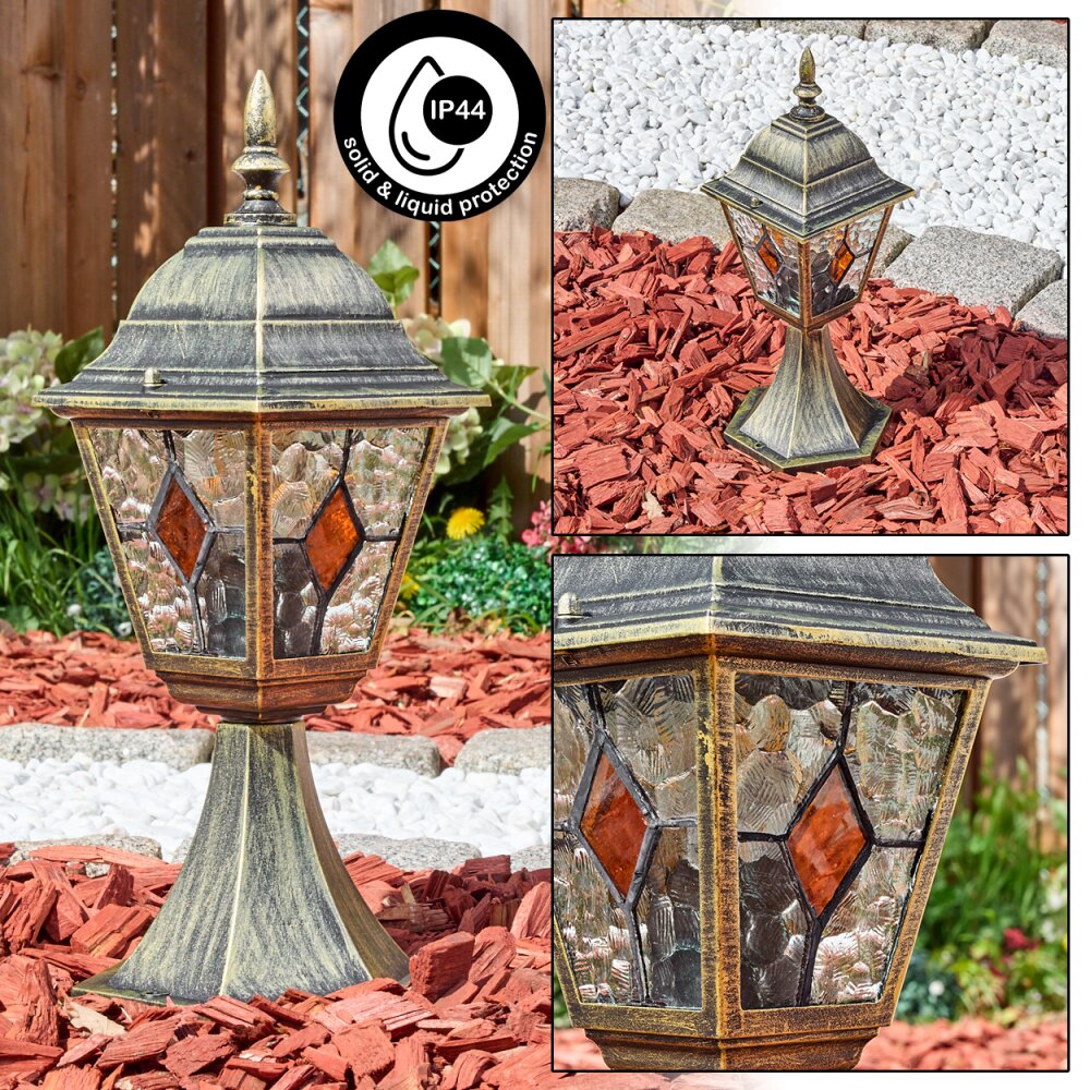 Naofe Borne lumineuse, Eclairage de chemin Brun, Or, 1 lumière main product photo
