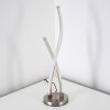 Lampe à poser Tervo LED Nickel mat, 2 lumières
