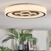 Jalon Plafonnier, Panel LED Blanc, 1 lumière, Télécommandes