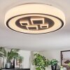 Jalon Plafonnier, Panel LED Blanc, 1 lumière, Télécommandes