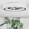 Jalon Plafonnier, Panel LED Blanc, 1 lumière, Télécommandes