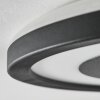 Gelan Plafonnier, Panel, Applique murale LED Noir, Blanc, 1 lumière