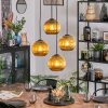 Koyoto Suspension, Boule lumineuse, Suspension grappe Or, 4 lumières