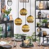 Koyoto Suspension, Boule lumineuse, Suspension grappe Or, 4 lumières