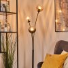 Koyoto Boule lumineuse, Lampadaire Ambre, Clair, Fumé, 3 lumières