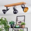 Hagan Plafonnier, Spot de plafond Écru, Noir, 3 lumières