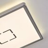 Simonstorp Plafonnier, Panel LED Argenté, Blanc, 1 lumière