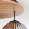 Koyoto Plafonnier, Boule lumineuse 40 cm Écru, Noir, 3 lumières