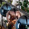 Gastor Suspension, Boule lumineuse, Suspension Bleu, Vert, Cuivré, 5 lumières