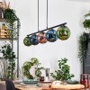 Gastor Suspension, Boule lumineuse, Suspension Bleu, Vert, Cuivré, 5 lumières