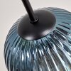 Koyoto Plafonnier, Boule lumineuse 85 cm Bleu, Or, Vert, Cuivré, 8 lumières