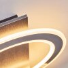 Lidor Plafonnier LED Noir, Argenté, 1 lumière