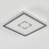Simonstorp Plafonnier, Panel LED Argenté, Blanc, 1 lumière