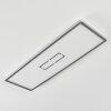Simonstorp Plafonnier, Panel LED Argenté, Blanc, 1 lumière