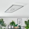 Simonstorp Plafonnier, Panel LED Argenté, Blanc, 1 lumière
