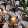 Koyoto Suspension, Boule lumineuse, Suspension Clair, Fumé, 4 lumières