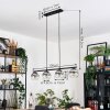 Koyoto Suspension, Boule lumineuse, Suspension Clair, Fumé, 4 lumières