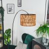 Cando Lampadaire Chrome, Noir, 1 lumière
